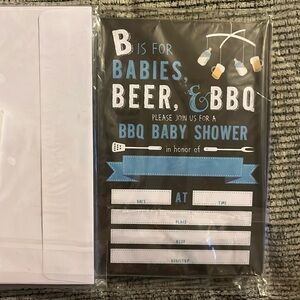 🍀5/$20 Baby shower invitations set of 2